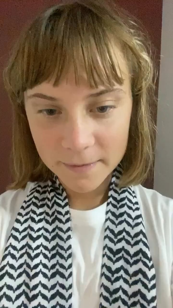 Greta Thunberg releases a video describing the conditions faced by Palestinian adults and children in Israeli custody after her release