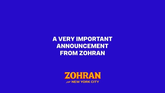 An important announcement from Zohran Mamdani: "I know some of you have expressed concerns about my age. You are worried about a 33-year-old becoming mayor of New York City. And I want you to know, I hear you. That’s why this weekend I’ll be making a change. I’m turning 34."