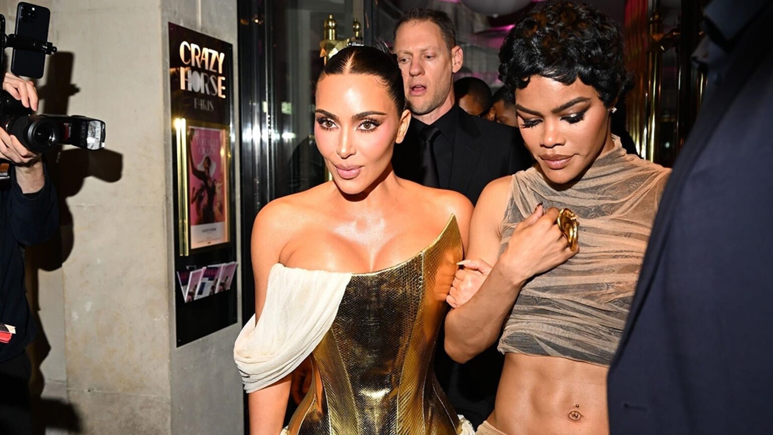 Kim Kardashian Continues Birthday Festivities in France With 'All's Fair' Castmates
