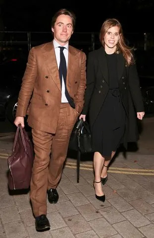 Ricky Vigil M / Justin E Palmer/GC Images Edoardo Mapelli Mozzi and Princess Beatrice attend The Chancery Rosewood Grand Opening on Oct. 14, 2025