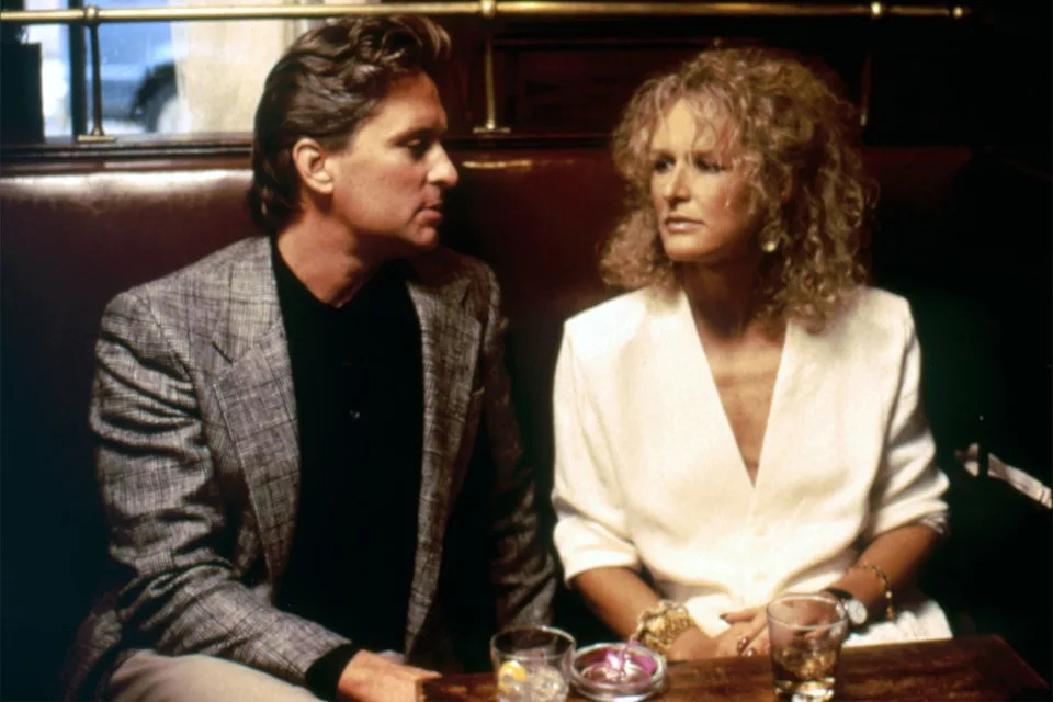 Sunset Boulevard/Corbis via Getty Michael Douglas and Glenn Close in 'Fatal Attraction'