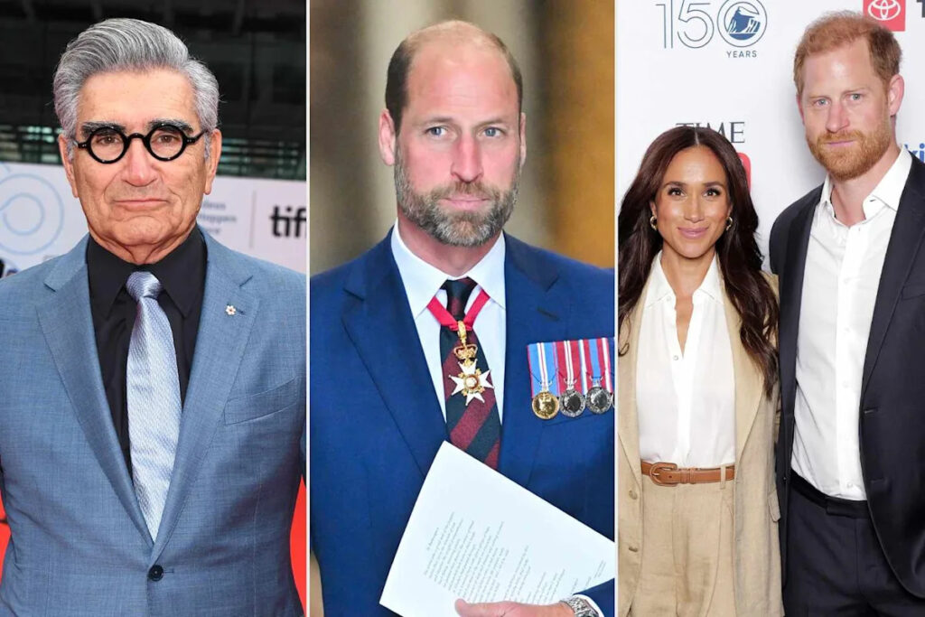 Eugene Levy Reveals If He Was Allowed to Ask Prince William About Prince Harry and Meghan Markle: It's 'Delicate'