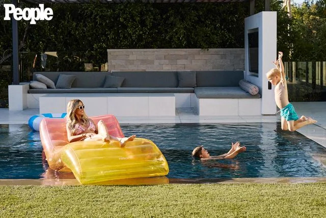 We are the Rhoads Christina Haack, with sons Brayden, 10, left and Hudson, 6, at home in Newport Beach, Calif.