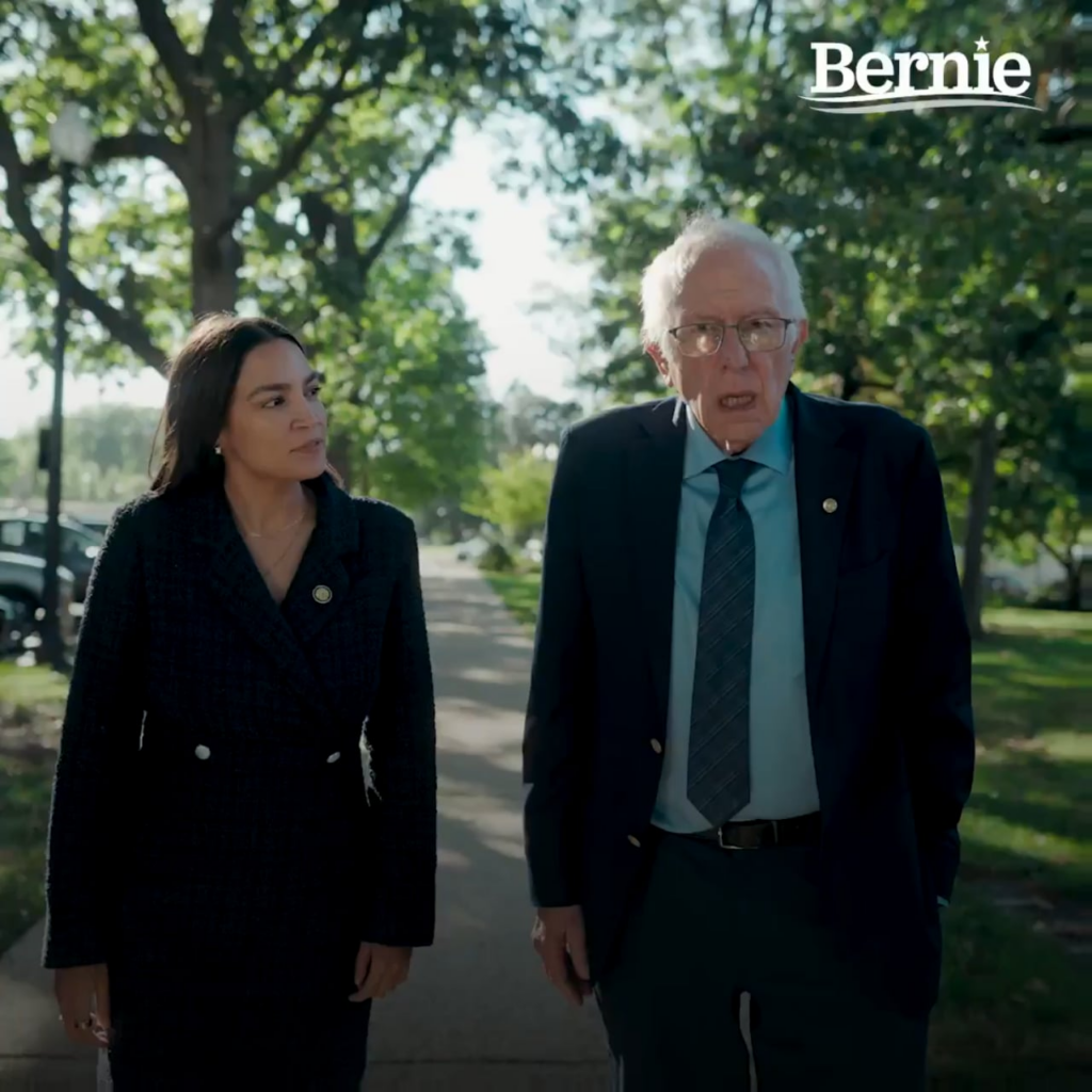 Bernie Sanders and AOC share their thoughts on the government shutdown.