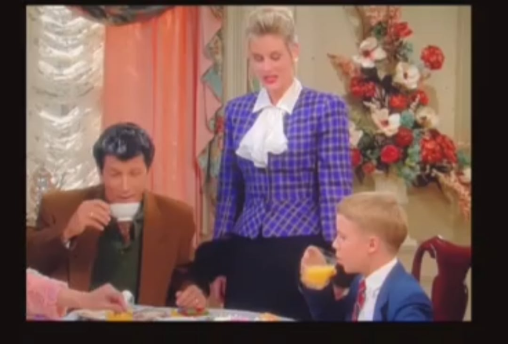 Decades of propaganda. The Nanny (S1E3, November 1993): "What? We're giving him the Gaza Strip, would it kill him to shave and put on a little Paco Rabanne?"