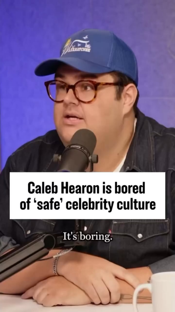 Caleb Hearon is bored of “safe” celebs: “People are still trying to cling to this celeb culture of the 90s where its like you just never say anything. You stay out of it all. You pick your charities very wisely—animals or cancer. Things that no one would be offended by. Don’t talk about Palestine.” Caleb Hearon is bored of “safe” celebs: “People are still trying to cling to this celeb culture of the 90s where its like you just never say anything. You stay out of it all. You pick your charities very wisely—animals or cancer. Things that no one would be offended by. Don’t talk about Palestine.”