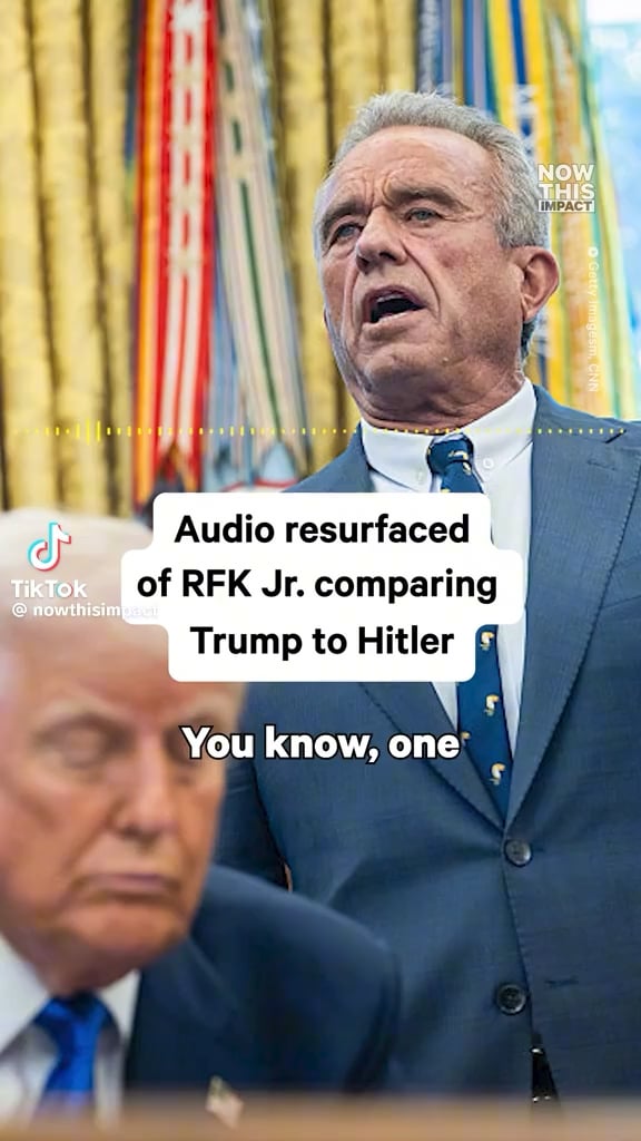 Audio resurfaces of RFK Jr comparing Trump to Hitler and calling his supporters Nazis and bootlickers