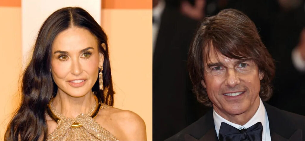 Demi Moore Opens Up About The Awkward Moment That Left Tom Cruise Uncomfortable Yahoo entertainment home