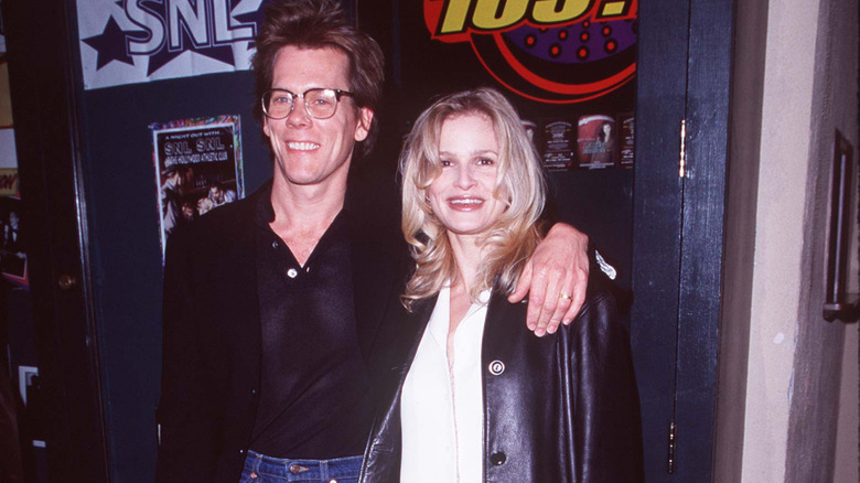 Kevin Bacon and Kyra Sedgwick in 1998 at the premiere of 