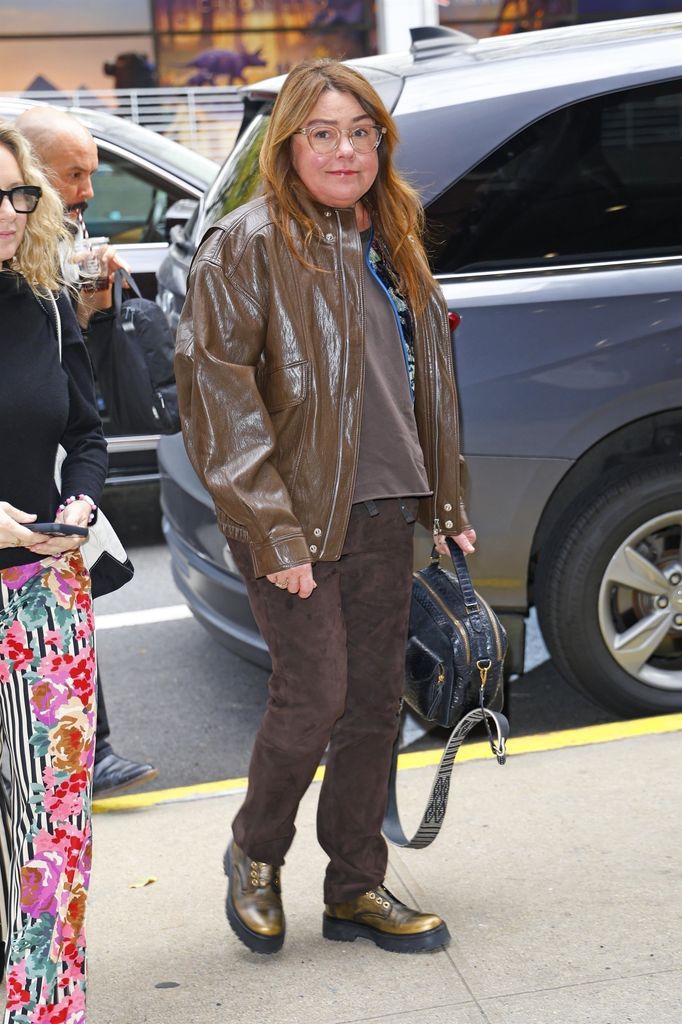 rachael ray brown outfit nyc