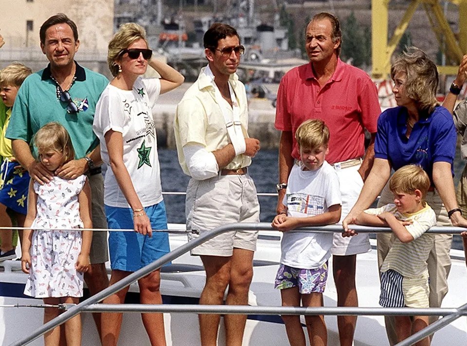 Princess Diana, King Charles III, King Juan Carlos