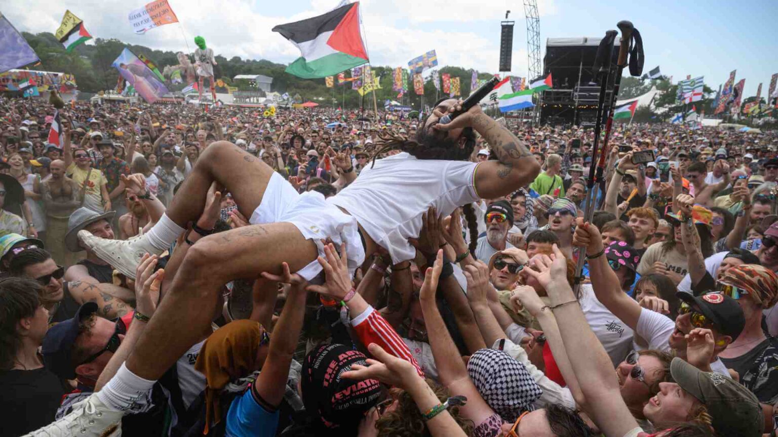Bob Vylan frontman has no regrets about Glastonbury set