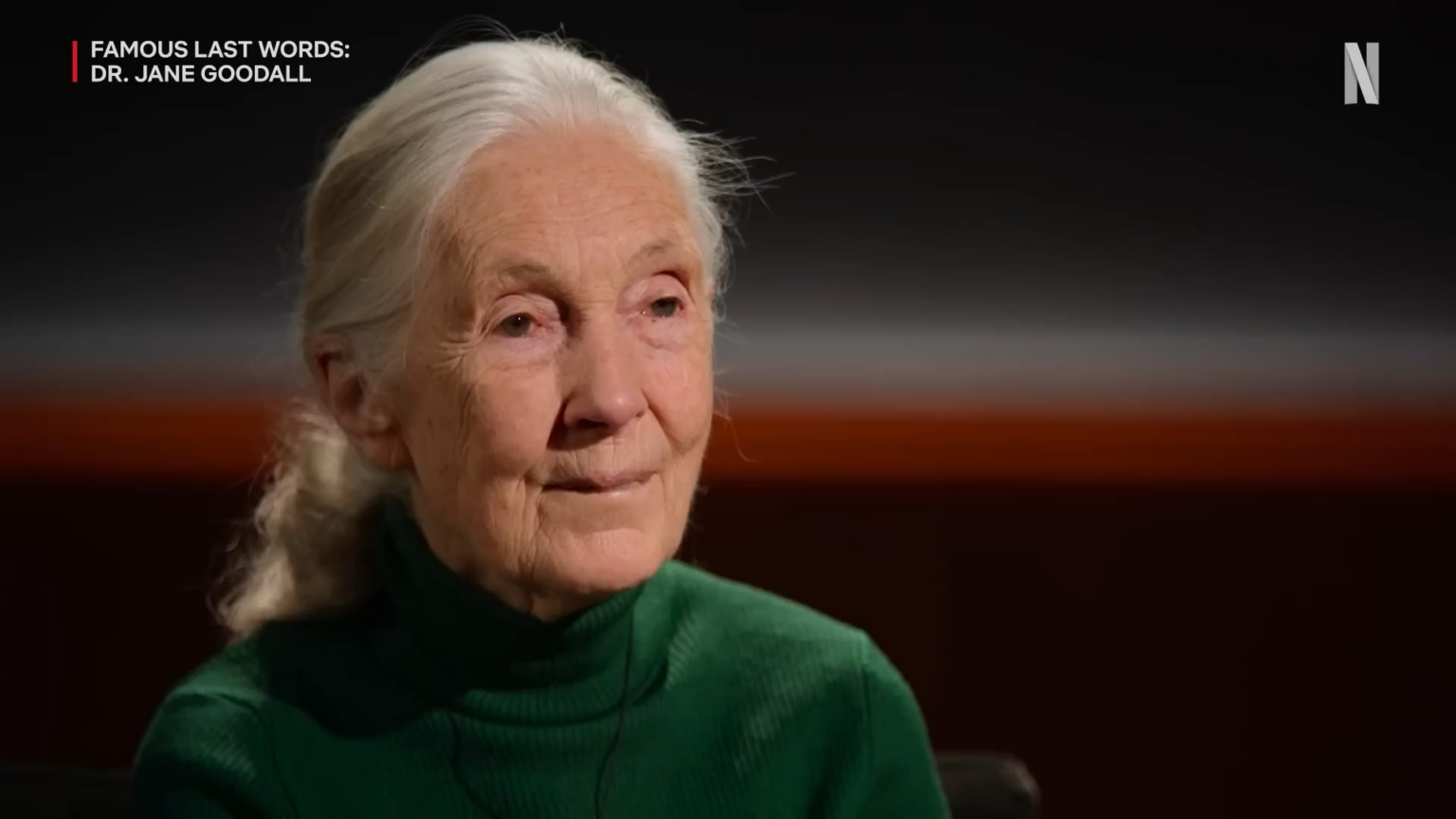 Dr. Jane Goodall was interviewed earlier this year about her legacy and was asked to immortalize her final words with the understanding that it would be shared with the world after she passed