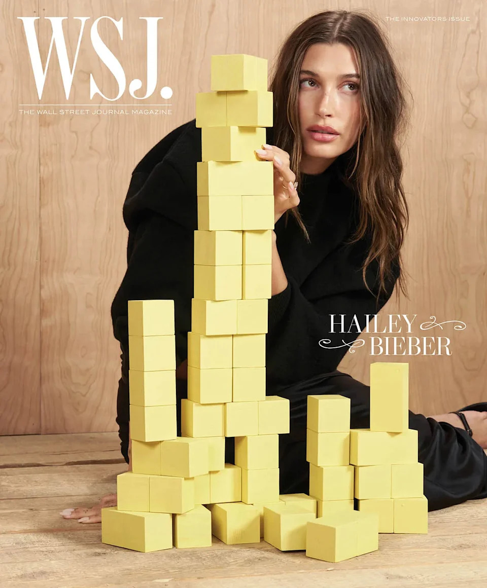When asked whether she feels competitive now that her Rhode products are being sold at Sephora, where Gomez’s Rare Beauty products are also sold, Hailey replied, “I think there is space for everybody.” WSJ