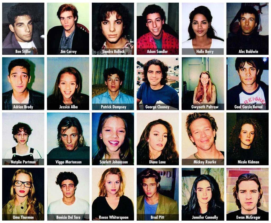 Polaroids taken by casting director Bonnie Timmermann in 90s