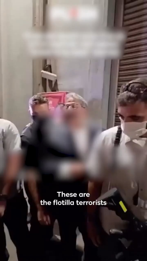 Israel’s National Security Minister, Itamar Ben-Gvir, visited those who were abducted by the Israeli Navy and called them terrorists. Ironically, Ben-Gvir is a convicted terrorist, he was the former spokesperson for the terror group Kach. Israel’s National Security Minister, Itamar Ben-Gvir, visited those who were abducted by the Israeli Navy and called them terrorists. Ironically, Ben-Gvir is a convicted terrorist, he was the former spokesperson for the terror group Kach.