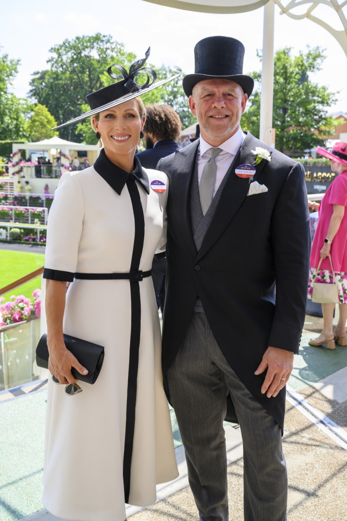 Zara and Mike Tindall at Royal Ascot