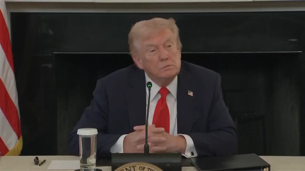 Donald Trump on if he's given any further thought to suspending suspending Habeas Corpus: "Suspending who?... I don't know, I'd rather leave that to Kristi [Noem]."