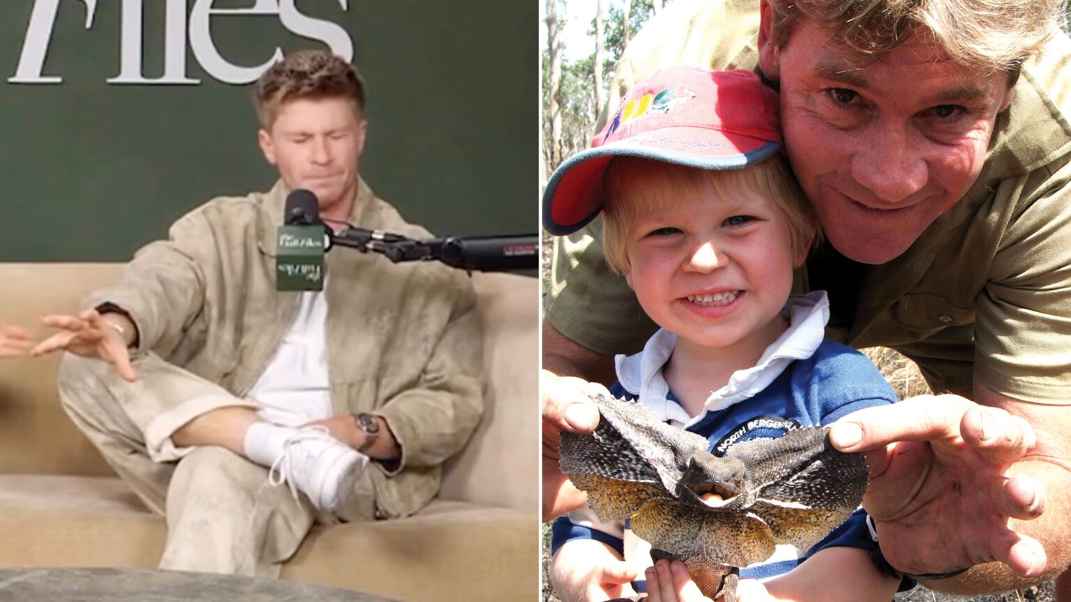 Robert Irwin Gets Choked Up Recalling Late Father Steve’s Destiny For Him Robert Irwin Gets Choked Up Recalling Late Father Steve's Destiny For Him