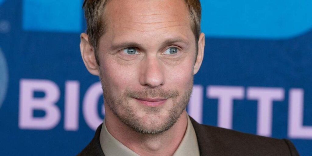 Alexander Skarsgård casually mentions he’s been with both men and women in the past during an interview for his new movie ‘Pillion’