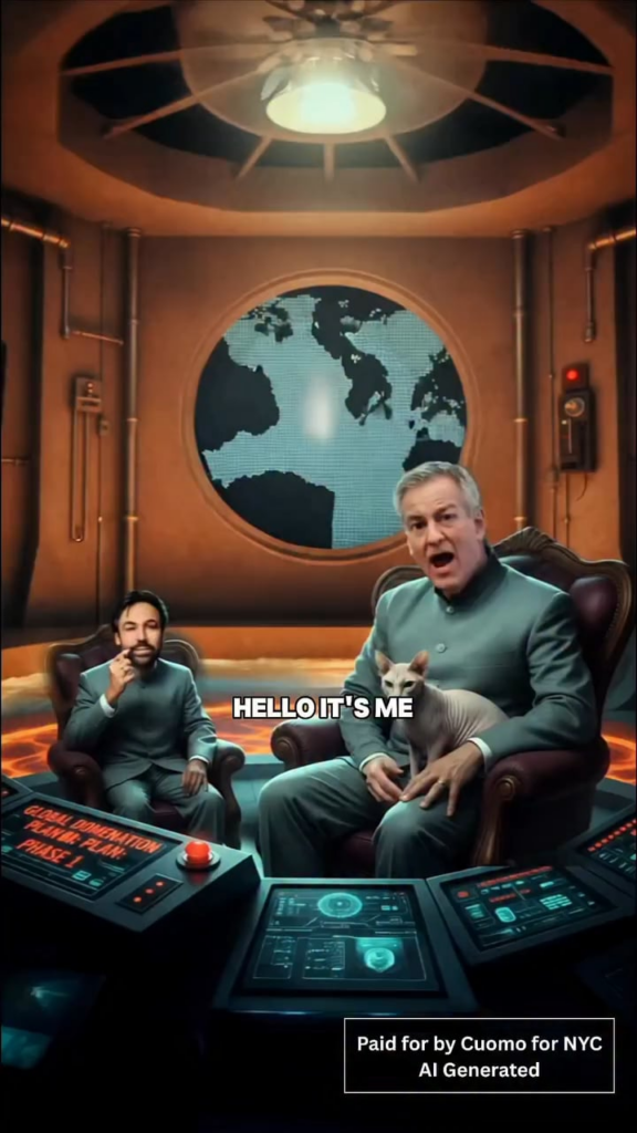 Andrew Cuomo campaign reaches new cringe low in AI-generated "Austin Powers" spoof video