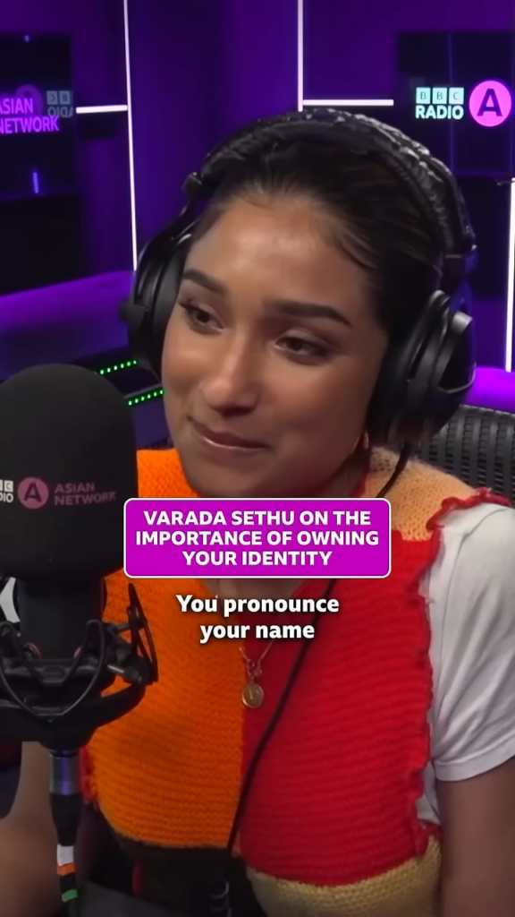 Varada Sethu (of 'Doctor Who' and 'Star Wars: Andor' fame) talks about reclaiming her given name and celebrating her heritage