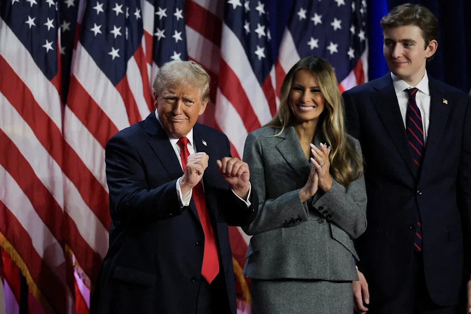 Barron, 19, is the youngest son of Trump and First Lady Melania. / REUTERS