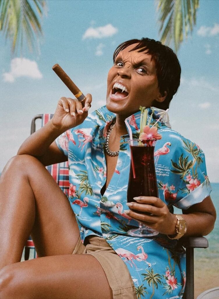 Janelle Monáe is hosting a Halloween music festival on 10/30; the theme is Vampire Beach!