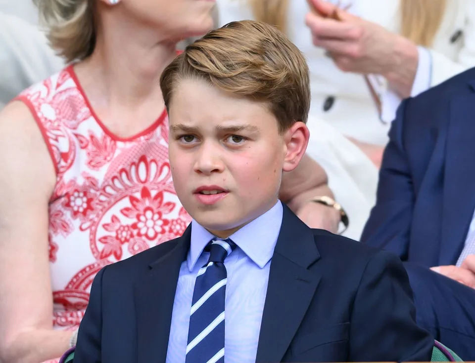 Getty Prince George at Wimbledon on July 13, 2025