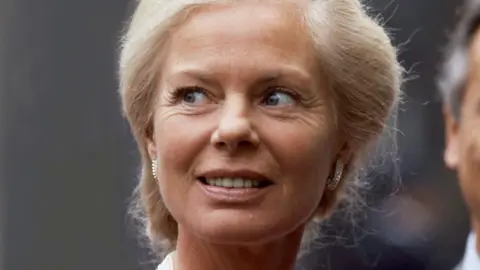 Alamy The Duchess of Kent is pictured smiling and looking slightly off camera