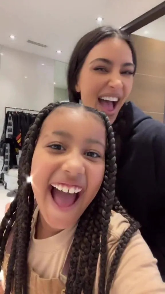 Kardashian previously defended her eldest child’s right to express herself after she got backlash for allowing West to wear a corset and a miniskirt while on a family vacation in Italy. kimandnorth/TikTok