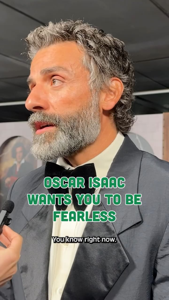Oscar Isaac’s message to Latinos: “Our people are being threatened & othered & told that our contributions are not real. And the truth of the fact is to remember that we are the backbone of this country & every single industry, no matter what the people in power at the moment happen to be saying.”
