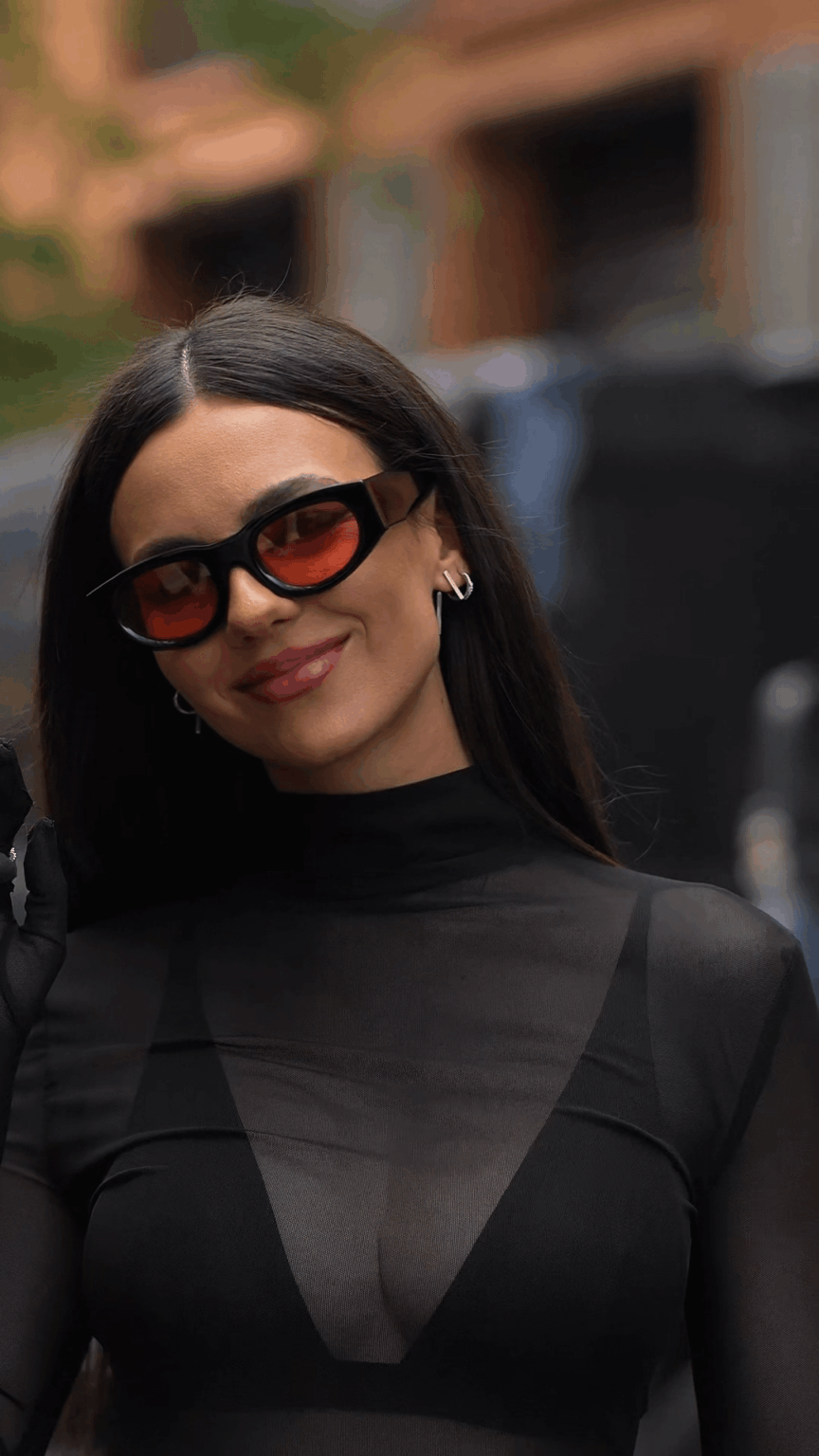 Victoria Justice at the Bronx and Banco fashion show in NYC, September 2025