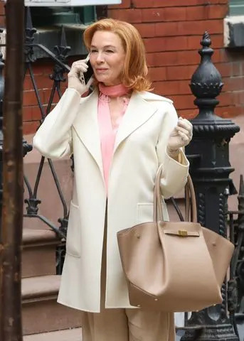 Getty Images Renée Zellweger on the set of 'Only Murders in the Building' in May 2025.
