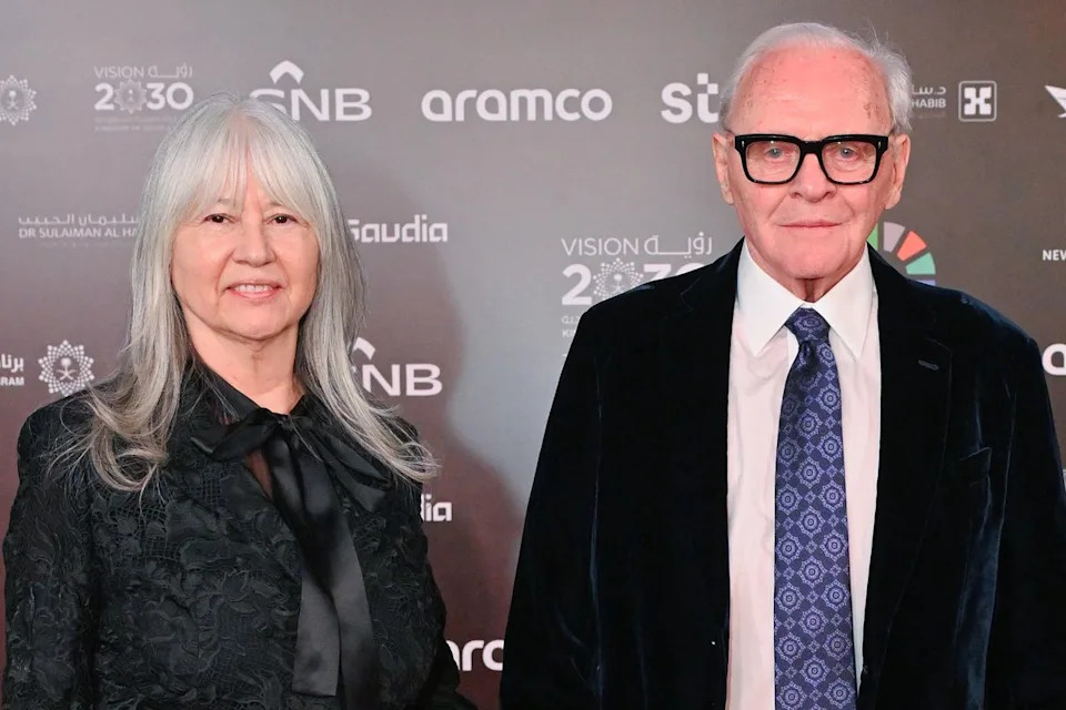 Cedric Ribeiro/Getty Anthony Hopkins and wife Stella Hopkins in January 2025