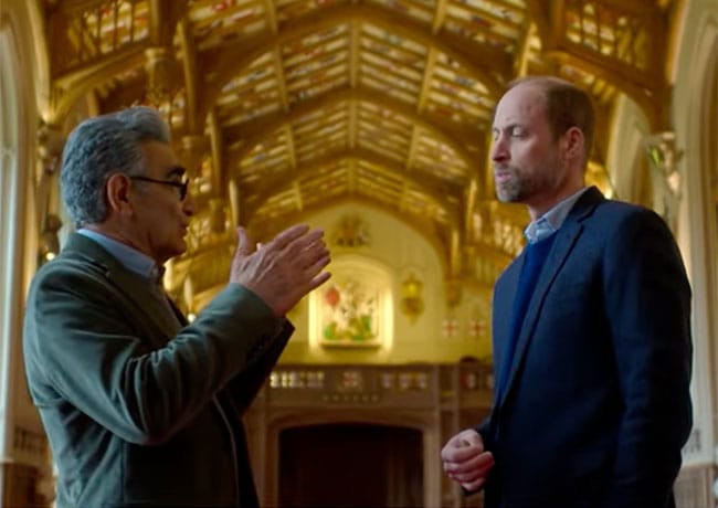 Eugene Levy and Prince William interview
