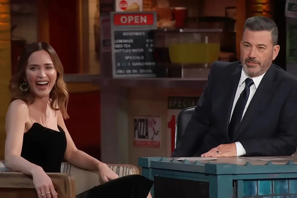Jimmy Kimmel and Emily Blunt Commiserate Over Their Kids Not Being Impressed by Their Hollywood Careers: ‘Bit Annoying’ Yahoo entertainment home