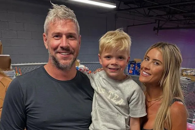 ant anstead/Instagram Christina Haack poses with second husband Ant Anstead and their son Hudson at Hudson's 6th birthday party in 2025