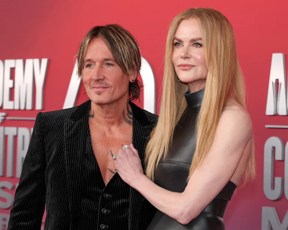 Keith Urban, Nicole Kidman at the 60th Academy Of Country Music Awards held at the Ford Center at The Star on May 08, 2025 in Frisco, Texas.