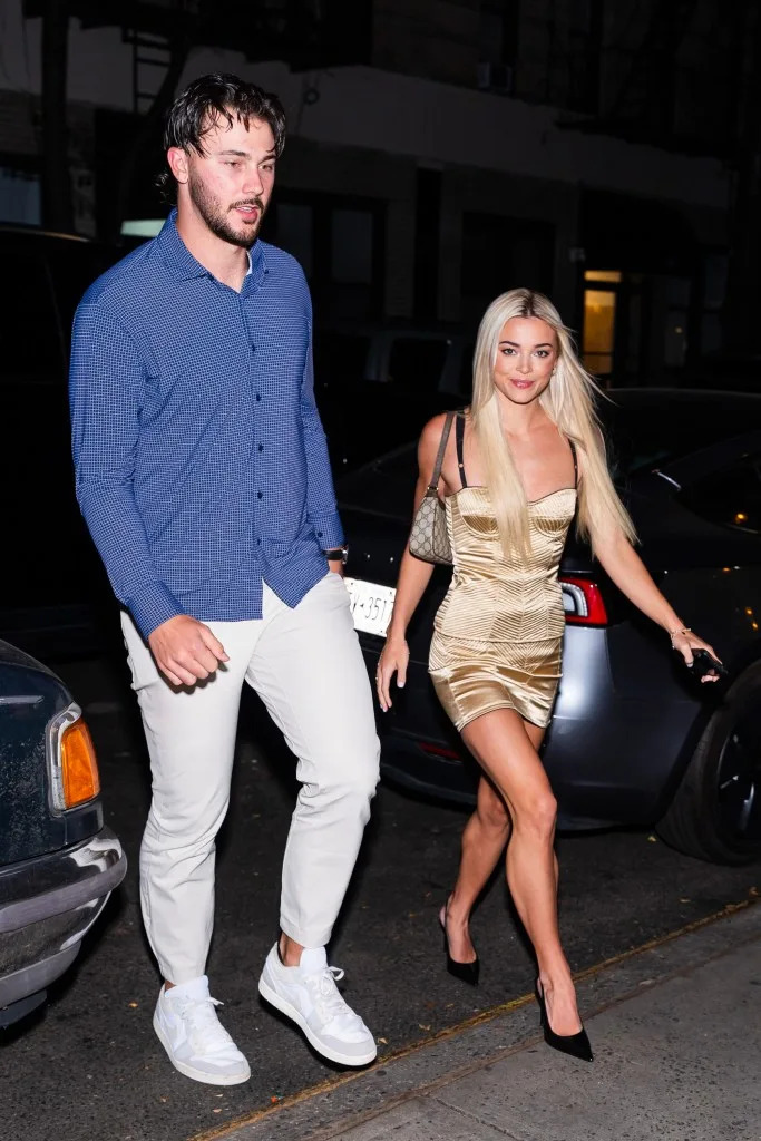 Olivia “Livvy” Dunne and boyfriend Paul Skenes stepped out in New York on Sept. 30, 2025. GC Images