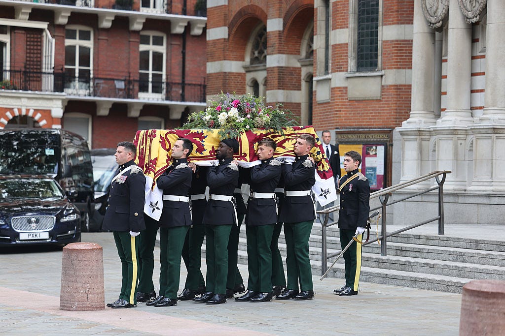 The Funeral Of The Duchess Of Kent