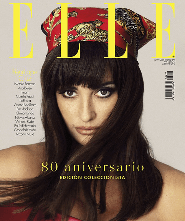 Penelope Cruz covers Elle Spain