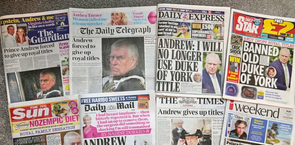 Prince Andrew didn’t really give up his titles, and truly removing them would be onerous Prince Andrew didn’t really give up his titles, and truly removing them would be onerous