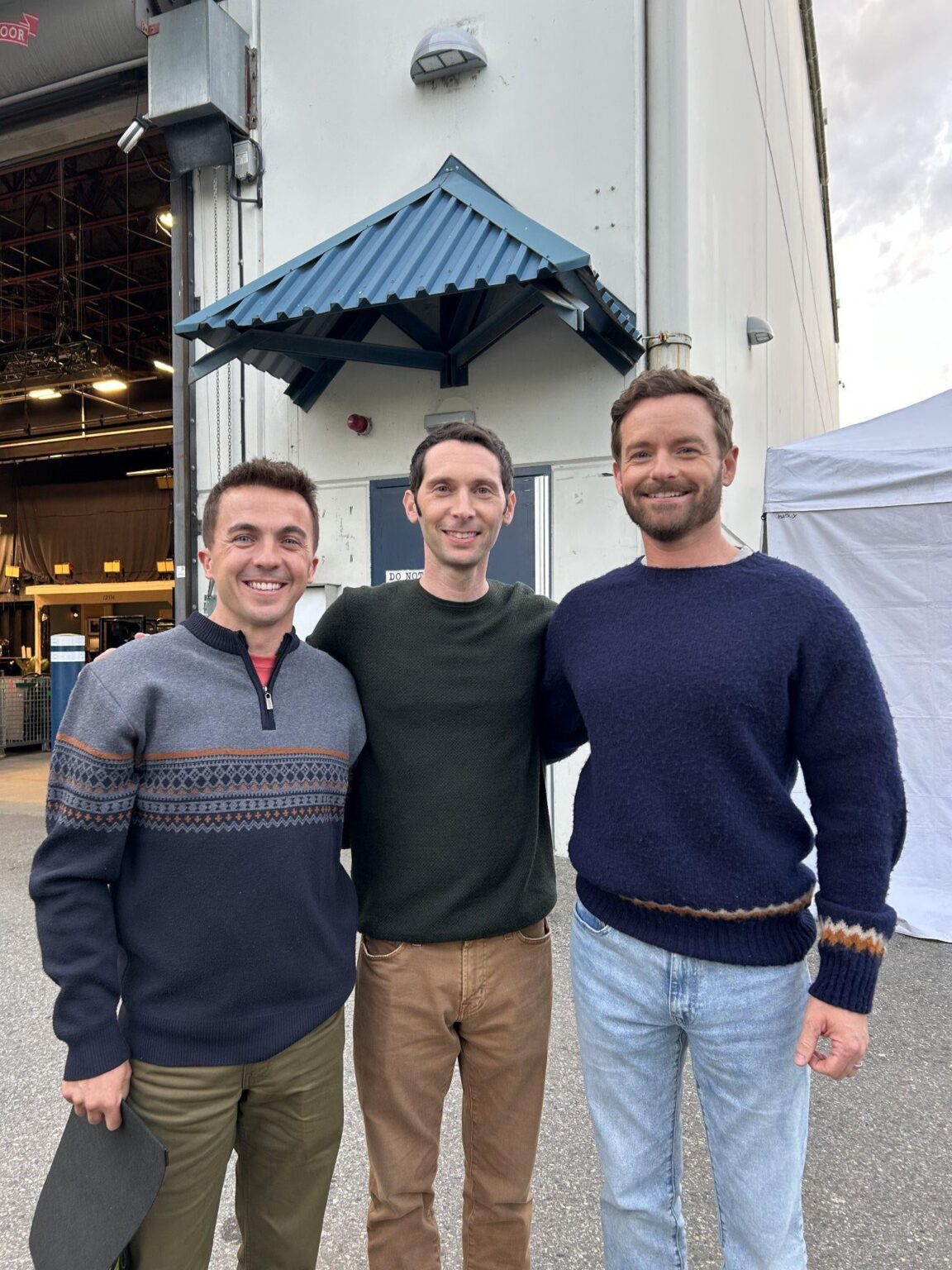 Frankie Muniz shared a photo of himself with TV brothers Justin Berfield and Christopher Masterson together for the new ‘Malcom in the Middle’ Revival  series