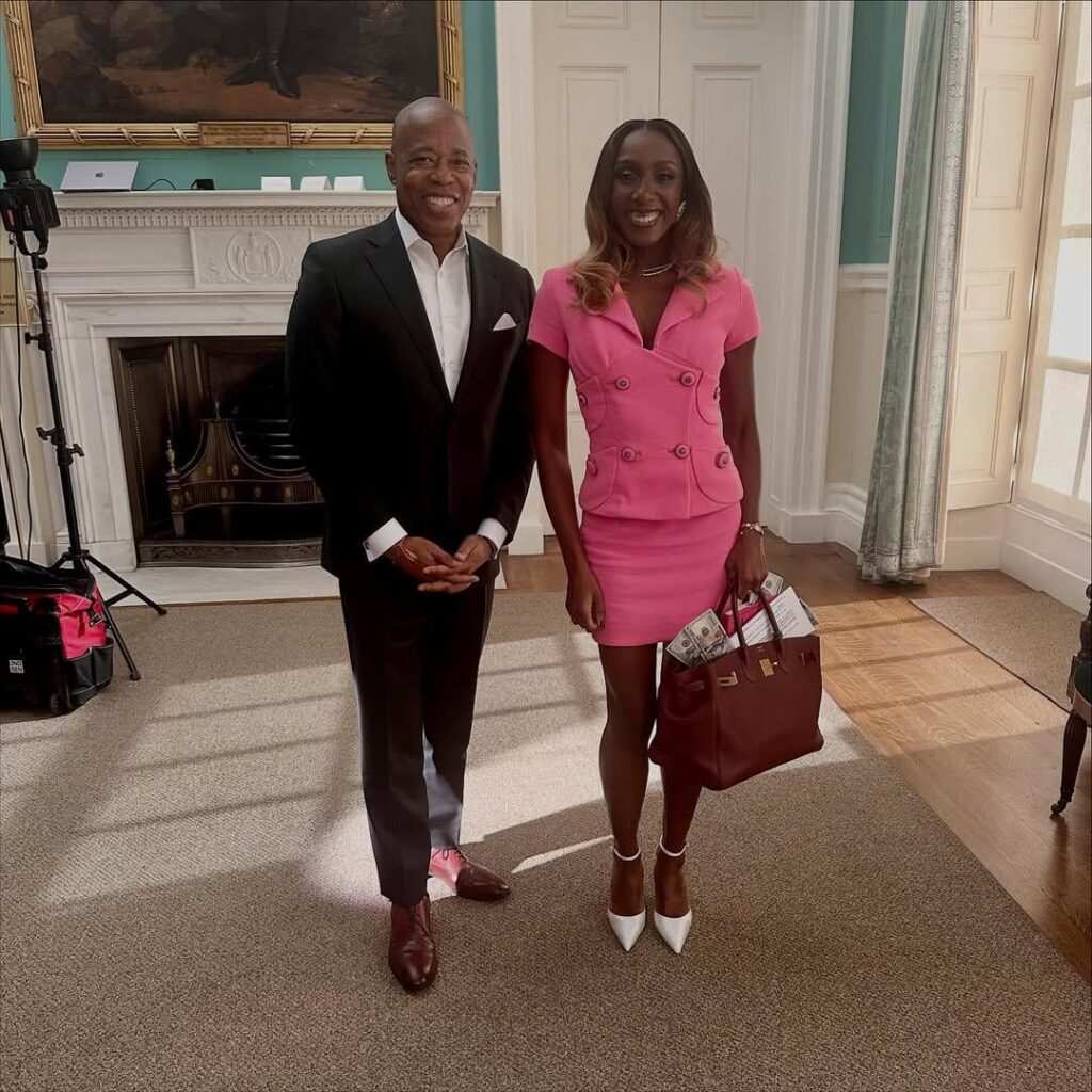 Ziwe at her latest interview with Eric Adams