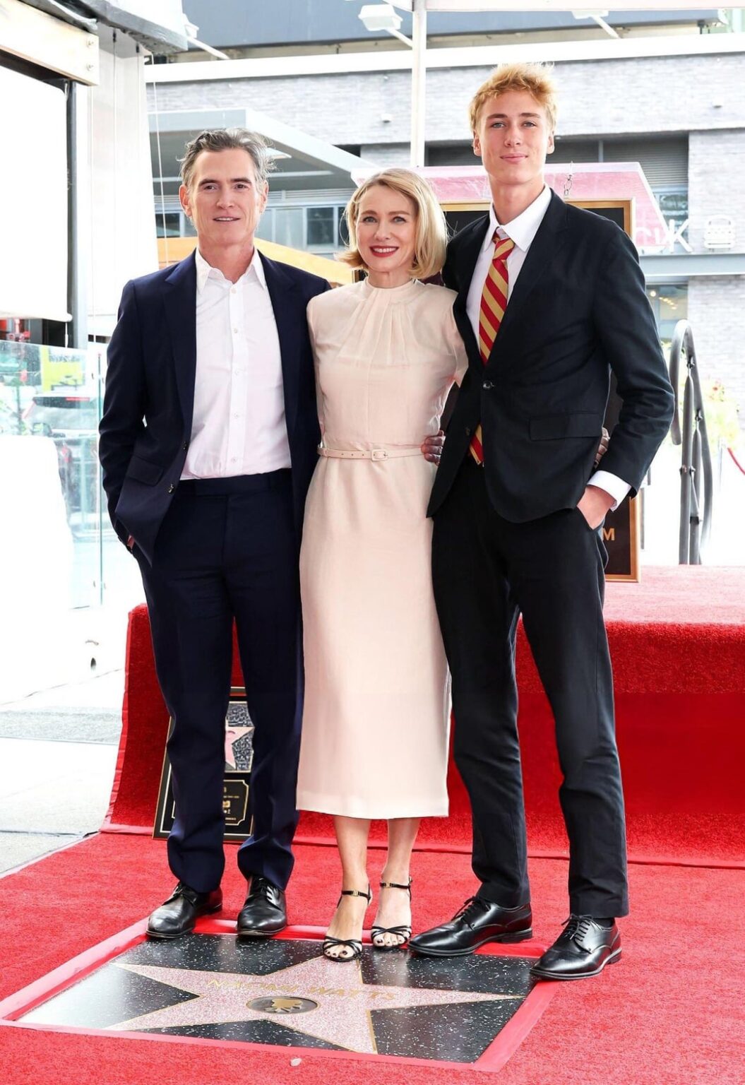 Naomi Watts was joined by husband Billy Crudup & her son Sasha Schreiber as she was honored with a Star on the Hollywood Walk of Fame. Also in attendance was Jack Black, Sarah Paulson, Niecy Nash, Edward Norton, Ryan Murphy & Max Greenfield. (October 13, 2025)