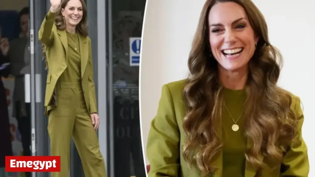Kate Middleton Stuns in Chartreuse Suit as She Supports Friend Victoria Beckham at Secret Event