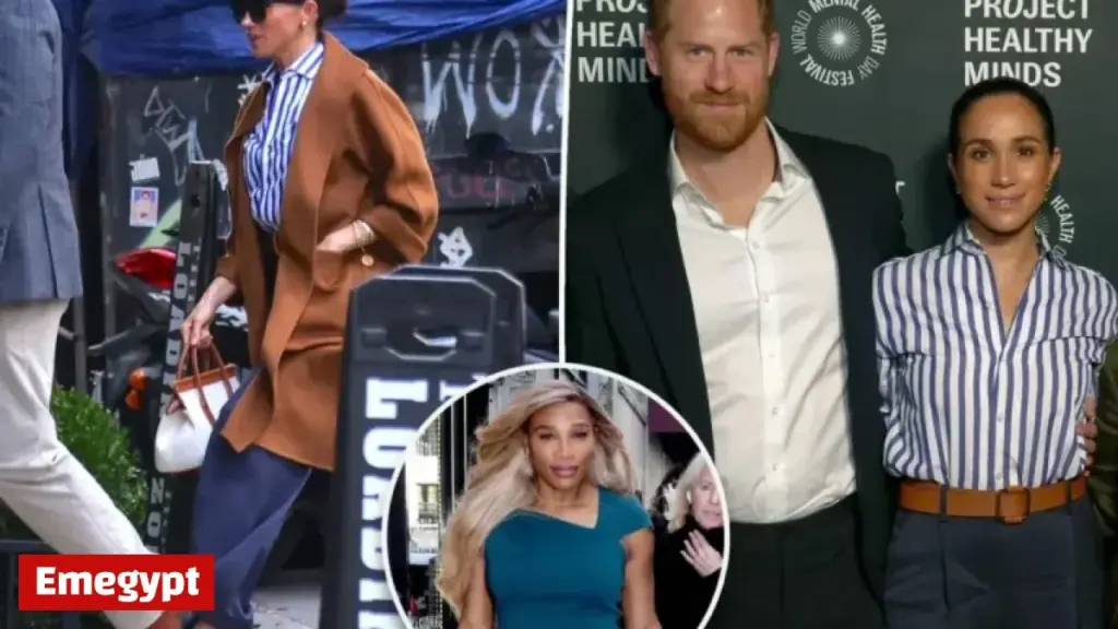 Meghan Markle Prince Harry and Serena Williams Share Cozy NYC Lunch After Attending Gala Event