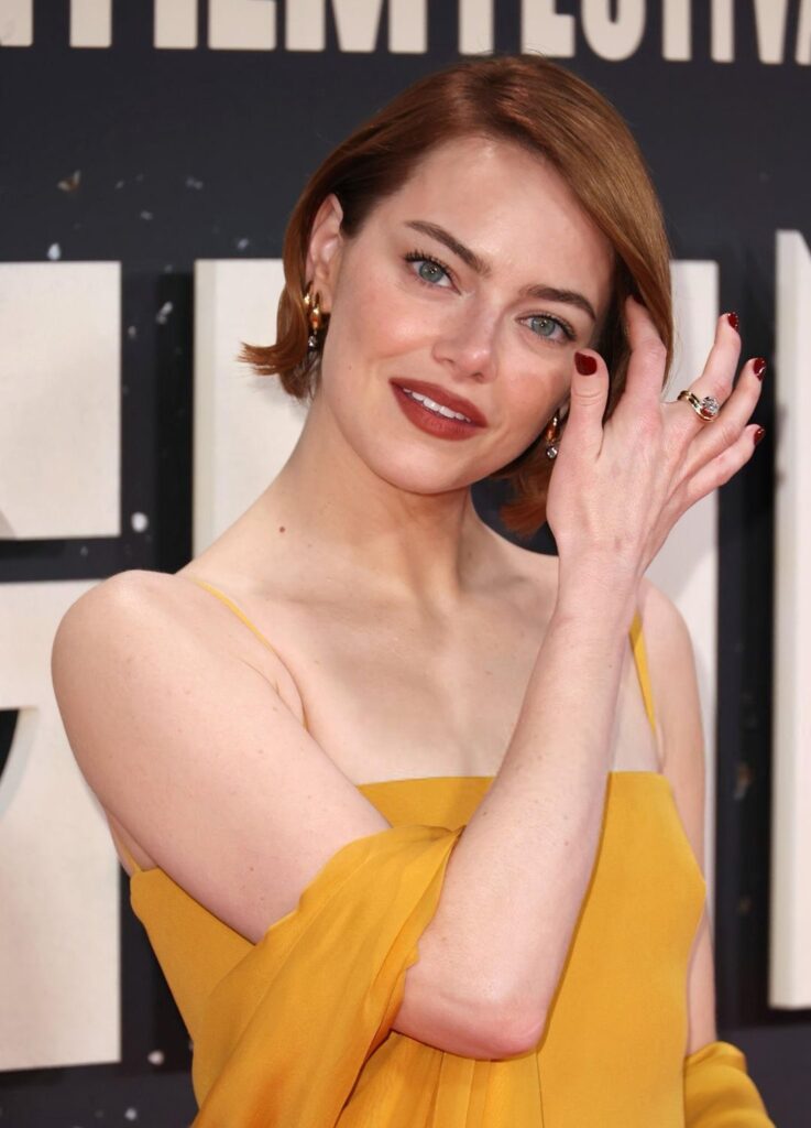 Emma stone at the London Film Festival 2025