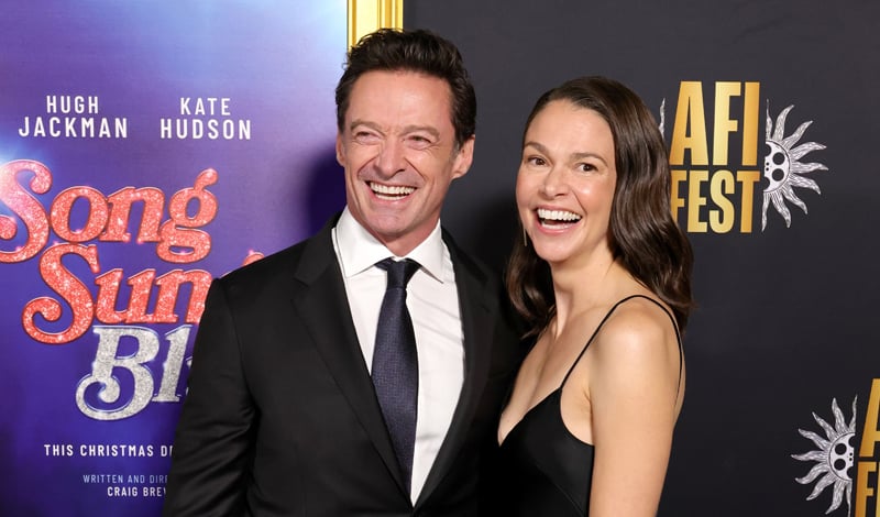 Hugh Jackman & Sutton Foster Walk First Red Carpet as a Couple for Hugh’s ‘Song Sung Blue’ Premiere | Hugh Jackman, Song Sung Blue, Sutton Foster | Celebrity News and Gossip | Entertainment, Photos and Videos